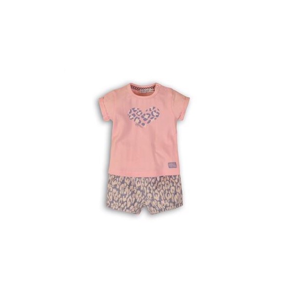 DIRKJE Set 2dielny C-SO SOFT HAPPINESS 74 Pink-Grey