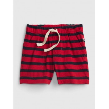 GAP Nohavice krátke Red-Black Stripes chlapec 18-24m