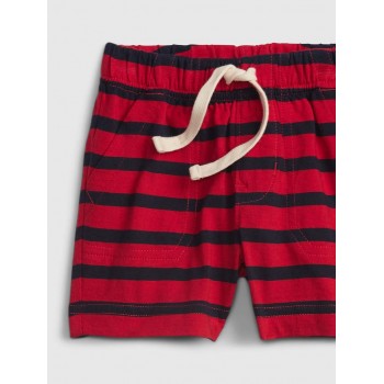 GAP Nohavice krátke Red-Black Stripes chlapec 18-24m