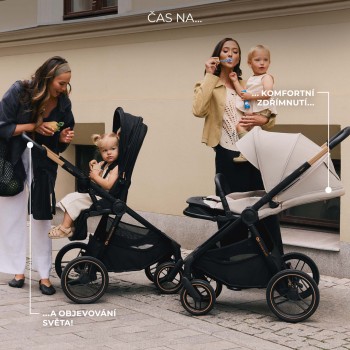 KINDERKRAFT Kočík kombinovaný Nea 2 2v1 Midnigth Black