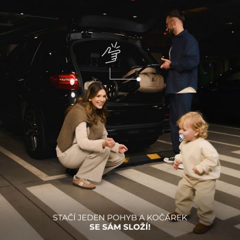 KINDERKRAFT Kočík športový Loom Black
