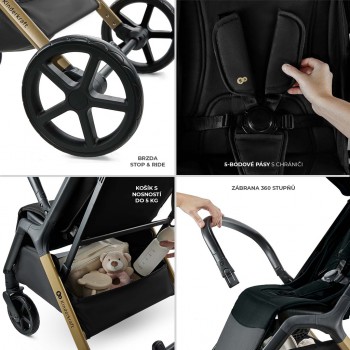 KINDERKRAFT Kočík športový Loom Black