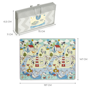 KINDERKRAFT Podložka hracia XPE Matty2