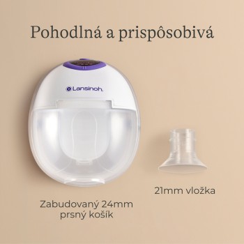 LANSINOH Odsávačka materského mlieka elektrická handsfree Solo