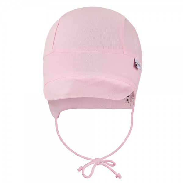 LITTLE ANGEL Šiltovka tenká zaväzovacie Outlast® 1, 36-38 cm ružová baby