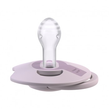 LOVI Cumlík silikónový dynamický Prime 18m+ 2ks Baby Lilac/Violet