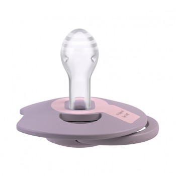 LOVI Cumlík silikónový dynamický Prime 18m+ 2ks Baby Lilac/Violet