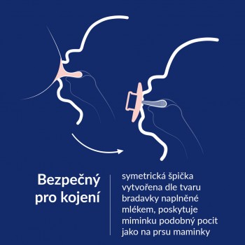 LOVI Cumlík silikónový dynamický Prime 6-18m 2ks Baby Blue/Blue