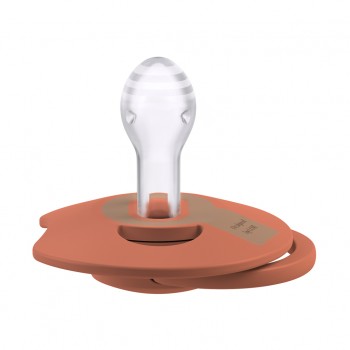 LOVI Cumlík silikónový dynamický Prime 6-18m 2ks Granola/Orange