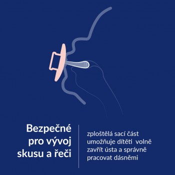 LOVI Cumlík silikónový dynamický Prime 6-18m 2ks Nude/Blush