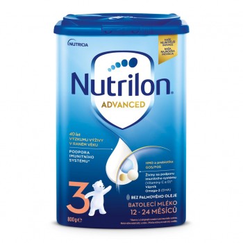 NUTRILON Mlieko batoľacie 3 Advanced 6x 800 g, 12+