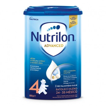 NUTRILON Mlieko batoľacie 4 Advanced 6x 800 g, 24+