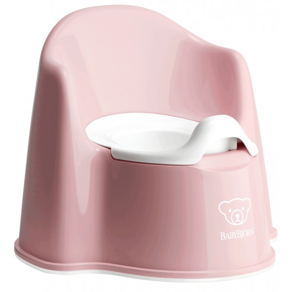 BABYBJÖRN Nočník kreslieko Powder Pink/White