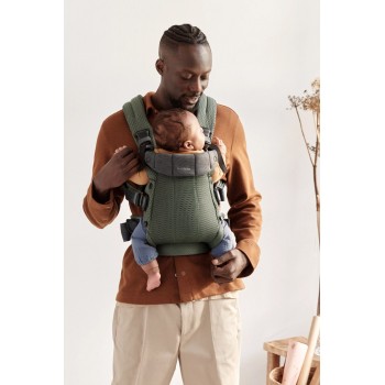 BABYBJÖRN Nosič Harmony Dark Green 3D mesh, do 15 kg