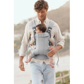 BABYBJÖRN Nosič Harmony Woven Light Gray mélange, do 15 kg