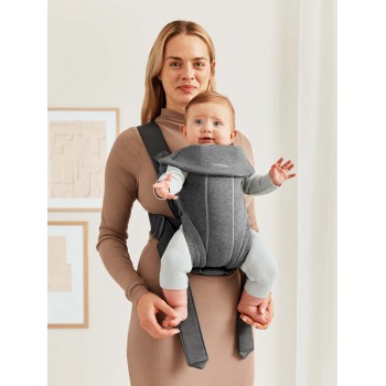 BABYBJÖRN Nosič Mini, Dark Grey 3D Jersey