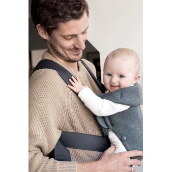 BABYBJÖRN Nosič Mini, Dark Grey 3D Jersey