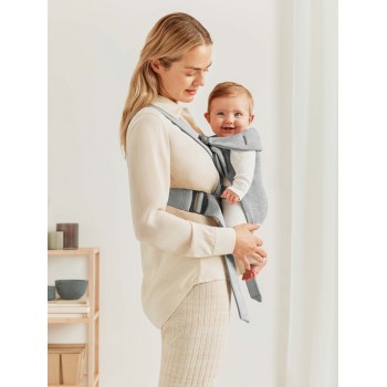 BABYBJÖRN Nosič Mini, Light Grey 3D Jersey