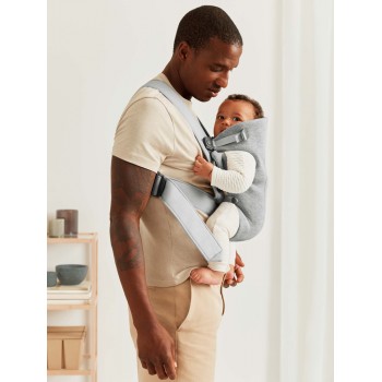 BABYBJÖRN Nosič Mini, Light Grey 3D Jersey