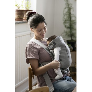 BABYBJÖRN Nosič Mini, Light Grey 3D Jersey