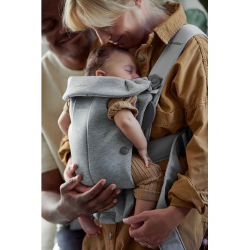 BABYBJÖRN Nosič Mini, Light Grey 3D Jersey