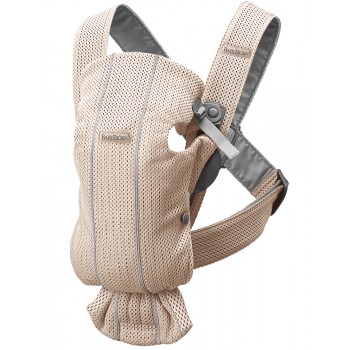 BABYBJÖRN Nosič Mini, Pearly Pink 3D Mesh
