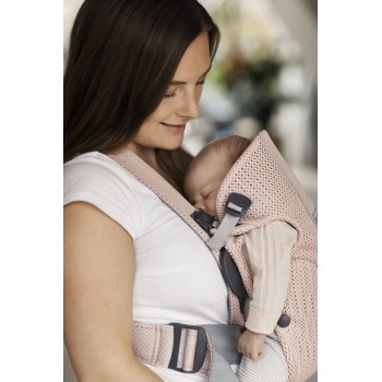 BABYBJÖRN Nosič Mini, Pearly Pink 3D Mesh