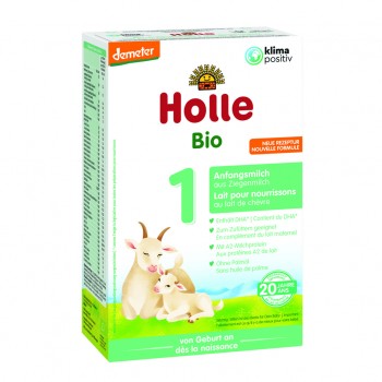 HOLLE Bio Mlieko kozie 1 pre dojčatá 400 g (0m+)