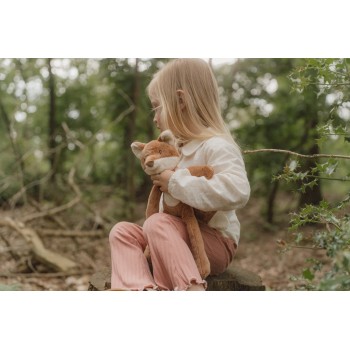 LITTLE DUTCH Hračka plyšová líška s dlhými nohami Forest friends