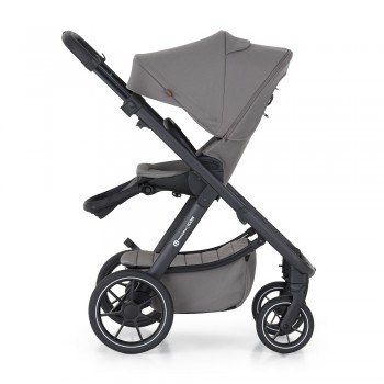 PETITE&MARS Kočík kombinovaný ICON 2v1 Dove Grey LITE RWS + Core Pro i-Size Black Grey + Báza
