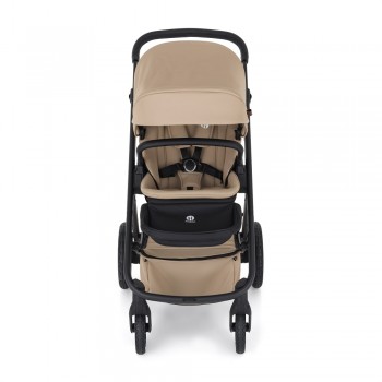 PETITE&MARS Kočík kombinovaný ICON 2v1 Mocha Beige XXL AIR + Core Pro i-Size Black Grey + Báza