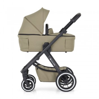 PETITE&MARS Kočík kombinovaný ICON 2v1 Mossy Green LITE AIR + Core Pro i-Size Black Grey + Báza