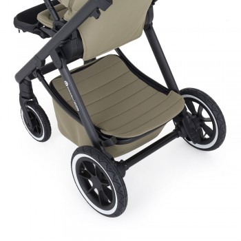 PETITE&MARS Kočík kombinovaný ICON 2v1 Mossy Green LITE AIR + Core Pro i-Size Black Grey + Báza