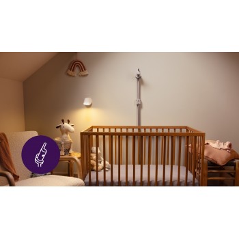 Philips AVENT Pestúnka detská chytrá Premium s prekladom plaču, sledovaním spánku a dýchania SCD971