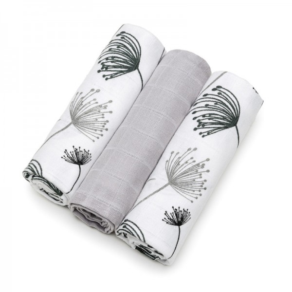 T-TOMI Plienky TETRA 70x70 cm, 3 ks, Dandelions - Top kvalita