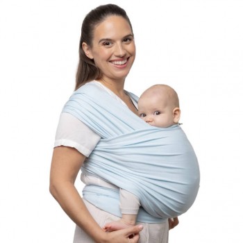 BOBA Nosič detí / šatka Wrap Serenity - Light Blue