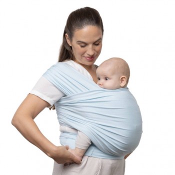 BOBA Nosič detí / šatka Wrap Serenity - Light Blue