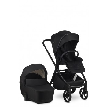 EASYWALKER Kočík kombinovaný Zoey Pure Black + CYBEX Aton B2 i-Size + základňa