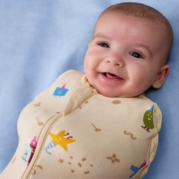 ERGOPOUCH Zavinovačka a vak na spanie 2v1 Cocoon Birthday Blobs 6-12 m, 8-10 kg, 1 tog
