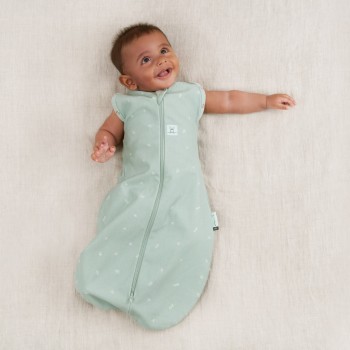 ERGOPOUCH Zavinovačka a vak na spanie 2v1 Cocoon Sage 0-3 m, 3-6 kg, 0,2 tog