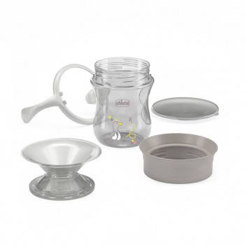 CHICCO Hrnček 360 Perfect X s držadlami grey, 12m+
