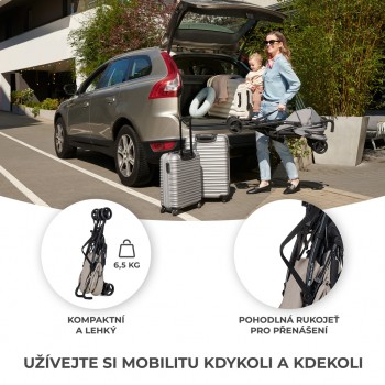 KINDERKRAFT Kočík golfový Tik Beige