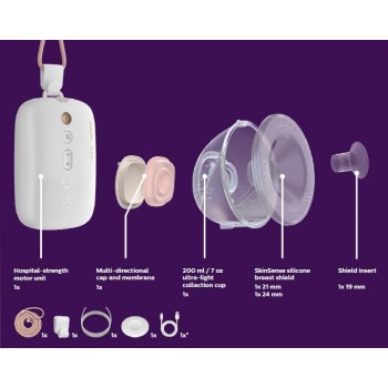 Philips AVENT Odsávačka materského mlieka elektrická Hands-Free Premium Plus SCF531/11