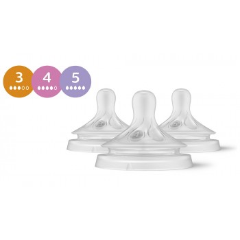 Philips AVENT Cumlík Natural Response mix 1m+,3m+,6m+, 3 ks