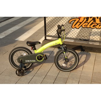 QPLAY Bicykel Miniby 3v1 Green, vek 2 - 8 rokov