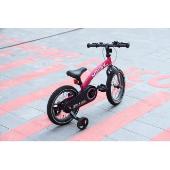 QPLAY Bicykel Miniby 3v1 Grey, vek 2 - 8 rokov