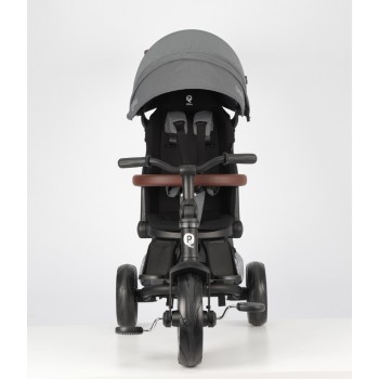 QPLAY Trojkolka Comfo Max Grey, 8 v 1, vek 10-72 mesiacov