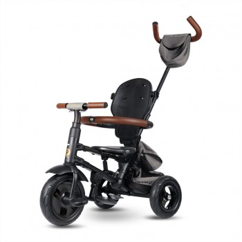 QPLAY Trojkolka Rito Deluxe Grey, 6 v 1, vek 10-72 mesiacov
