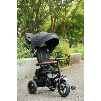 QPLAY Trojkolka Rito Deluxe Grey, 6 v 1, vek 10-72 mesiacov