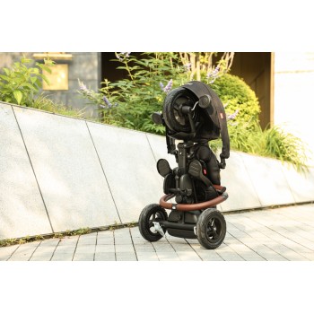 QPLAY Trojkolka Rito Deluxe Grey, 6 v 1, vek 10-72 mesiacov